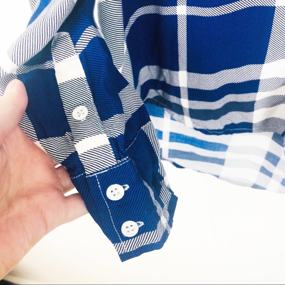 Soft Joie challis "Dane" top in plaid. - Picture 7 of 8